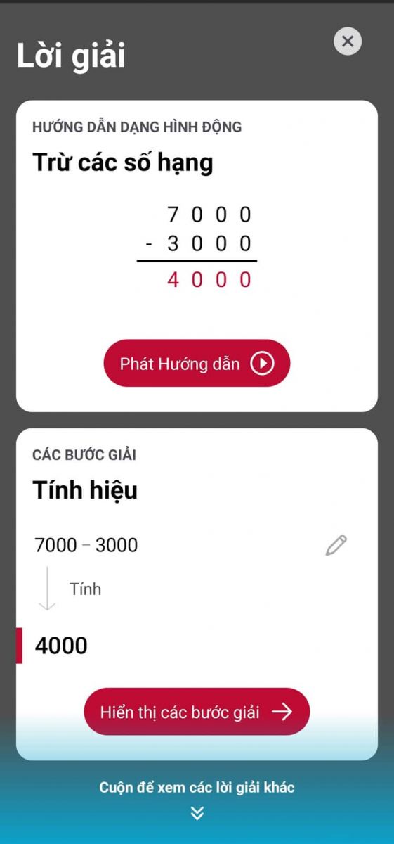 ứng dụng giải toán