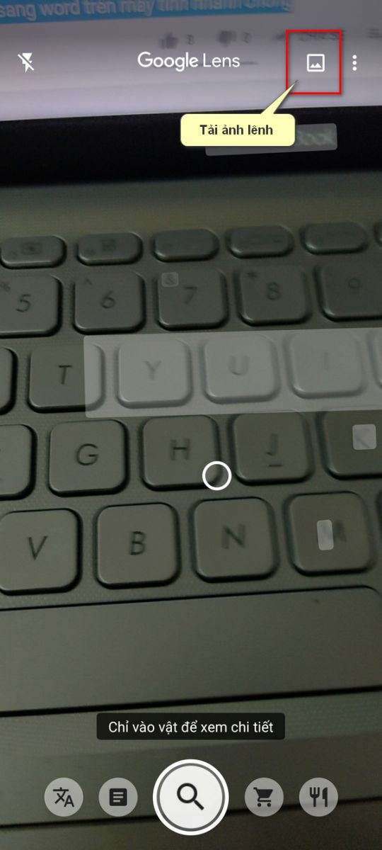tải ảnh lênh google lens