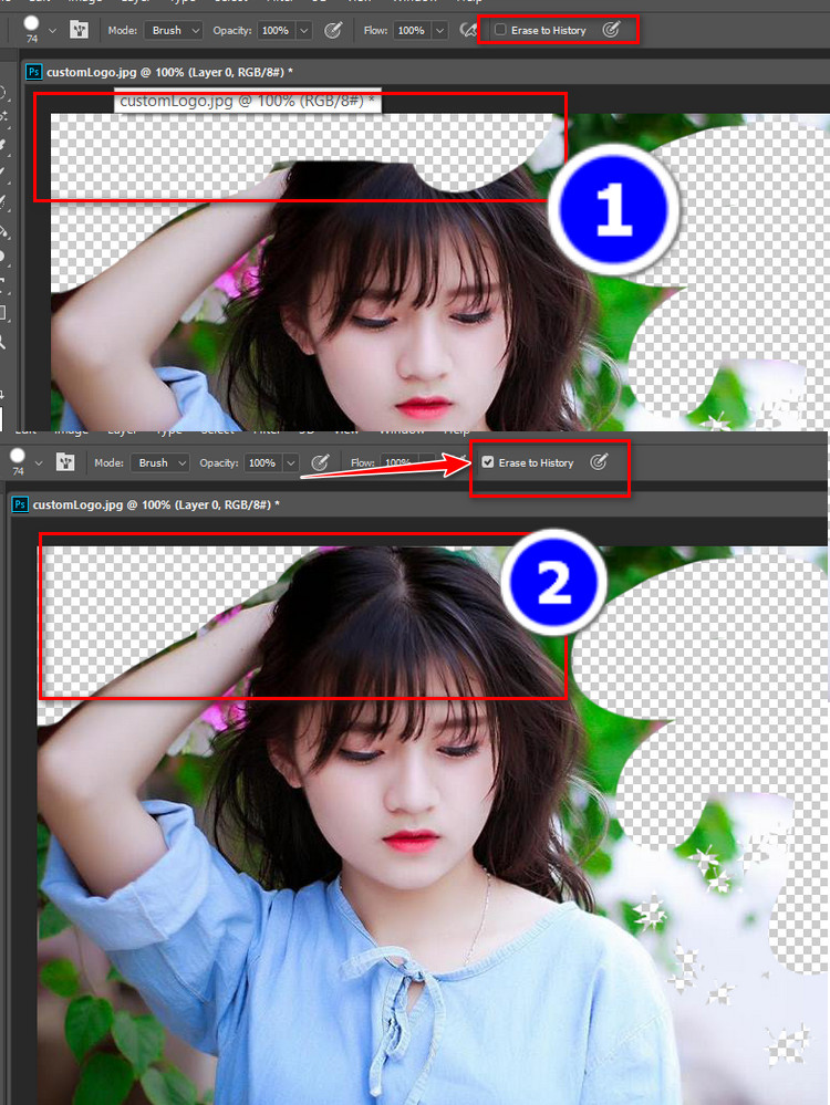khôi phục vùng đã xóa