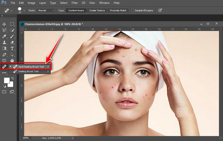 Spot Healing Brush Tool là gì? Hướng dẫn sử dụng công cụ chỉnh sửa ảnh trong Photoshop