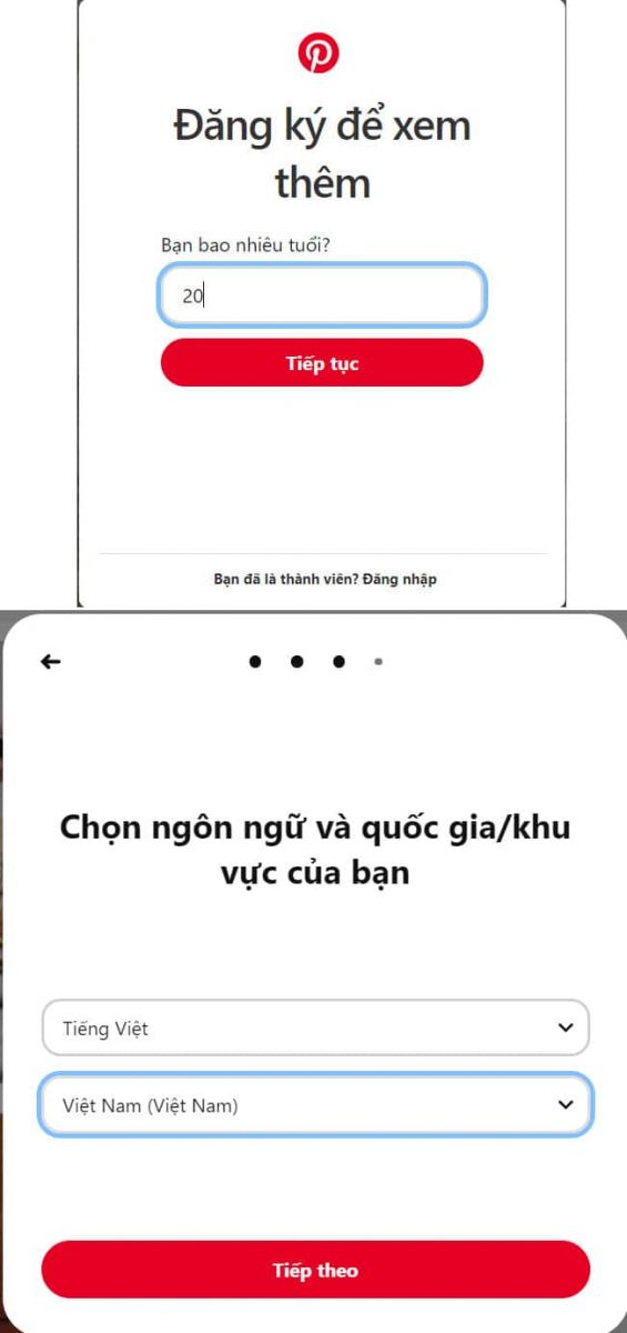 cập nhật thông tin cá nhân
