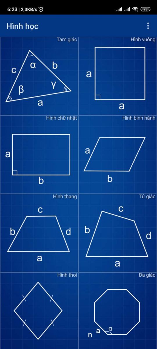 giao diện ứng dụng