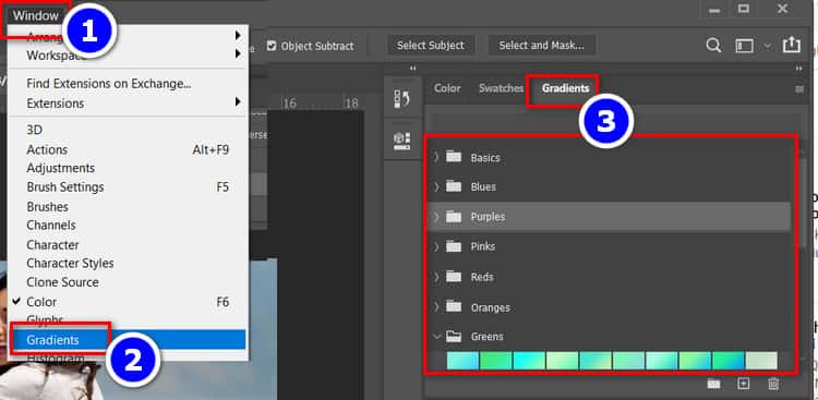 nhóm mã màu trong photoshop